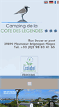 Mobile Screenshot of campingcotedeslegendes.com